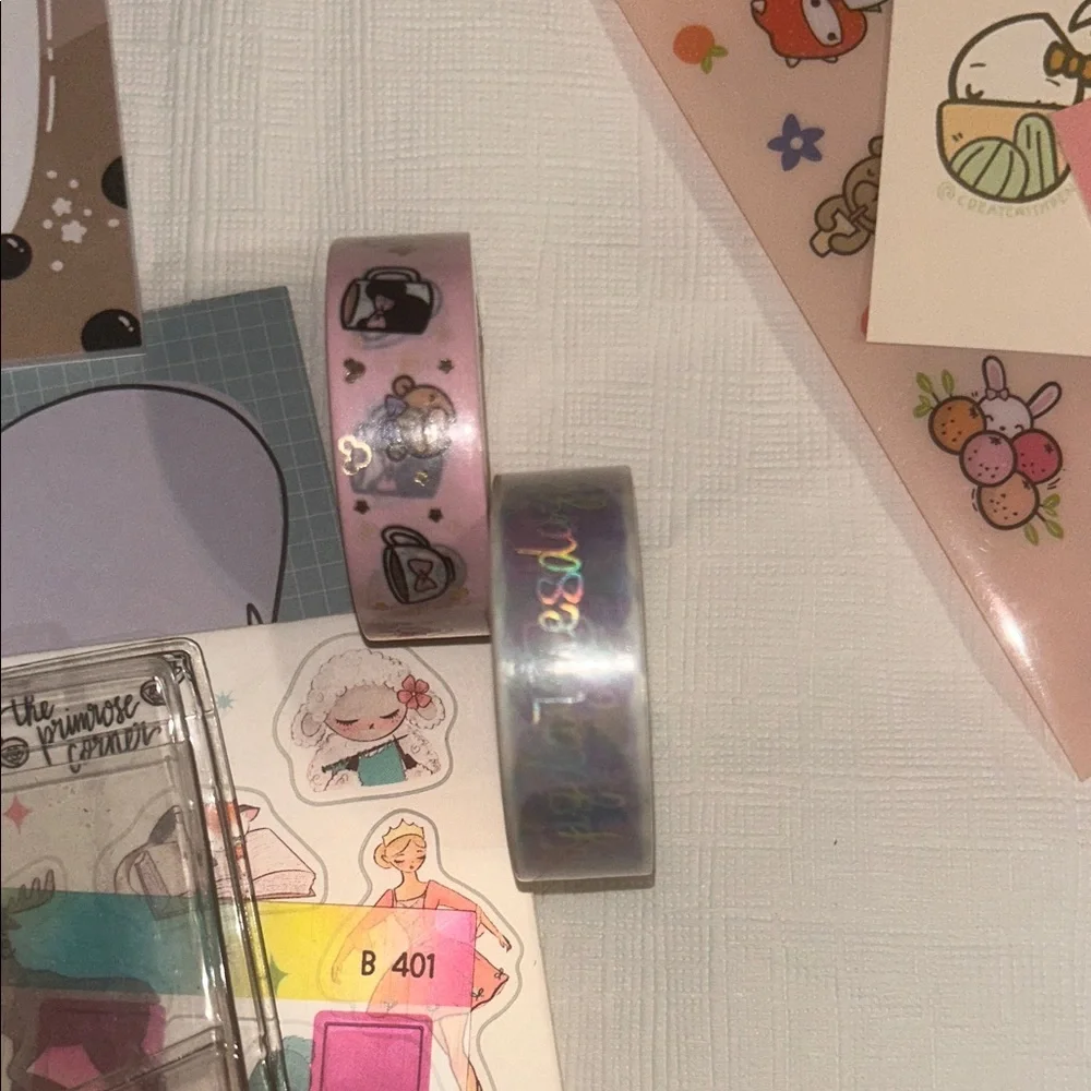 Transparent Planner with Pink Accents gold rings from create with pen bundle